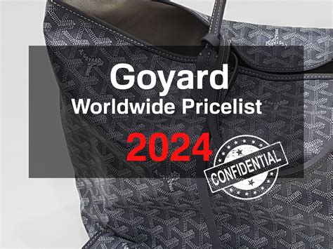 chanel lola goyard|2024 Goyard Price List (USA vs. Paris) .